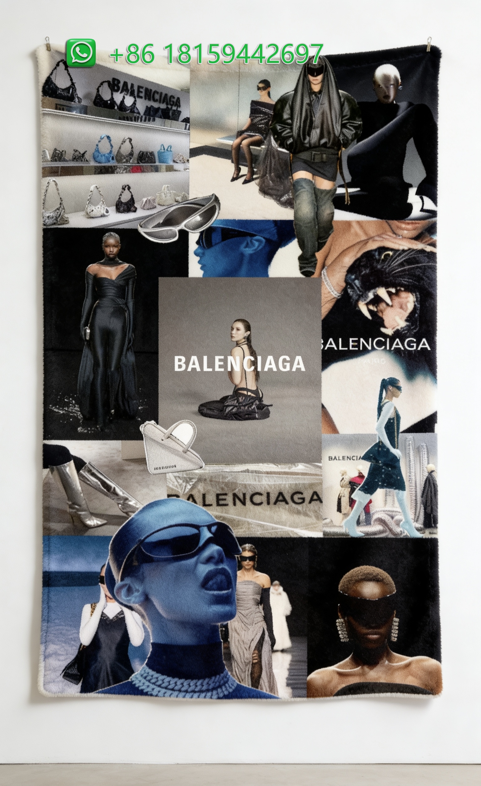 Balenciaga Throw Blankets